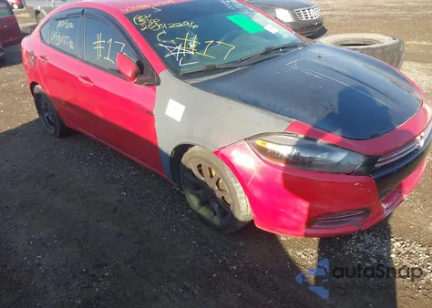 2013 Dodge Dart Rallye из США, поврежденный, VIN 1C3CDFBH2DD640608